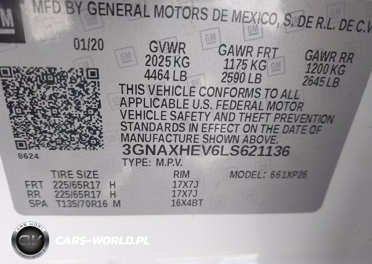 2020 Chevrolet Equinox Fwd Ls VIN:3GNAXHEV6LS621136 - 9