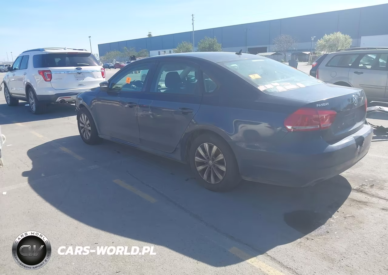 2013 Volkswagen Passat S VIN:1VWAP7A32DC024111 - 3