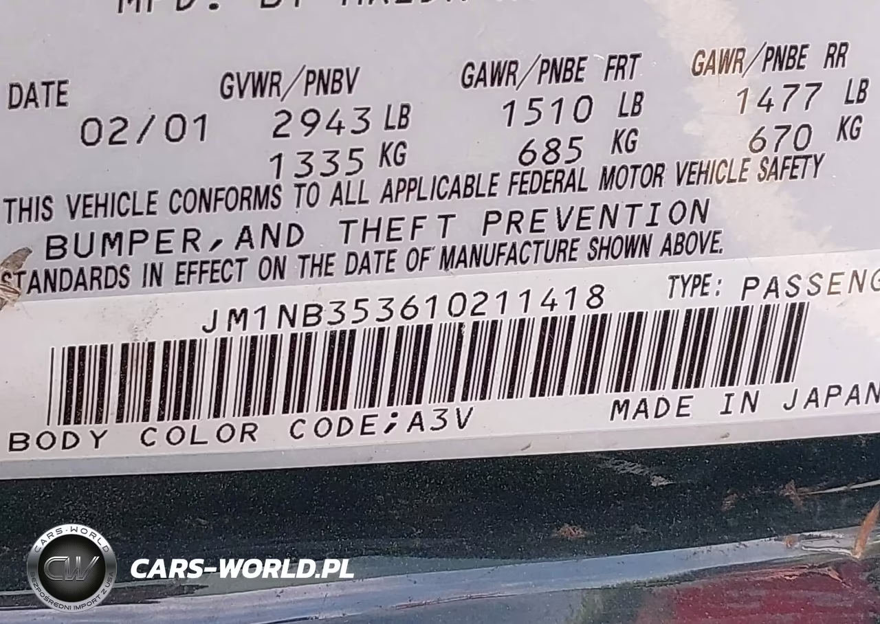 2001 Mazda Mx-5 Miata Ls-Special Edition VIN:JM1NB353610211418 - 9