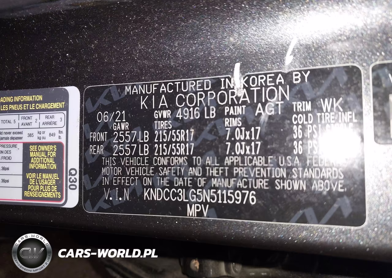 2022 Kia Niro Ev Ex VIN:KNDCC3LG5N5115976 - 9
