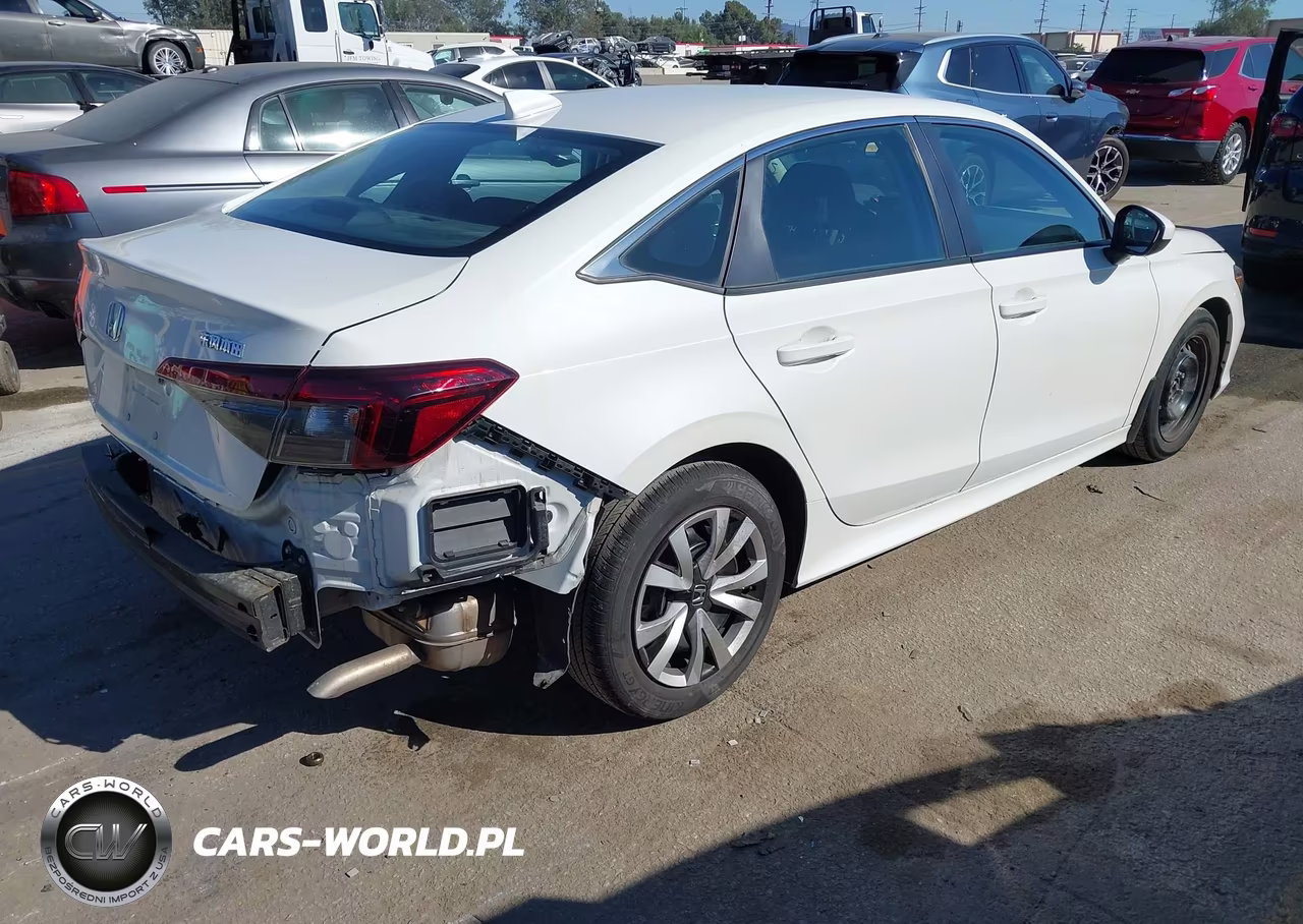 2025 Honda Civic Lx VIN:2HGFE2F22SH535699 - 4