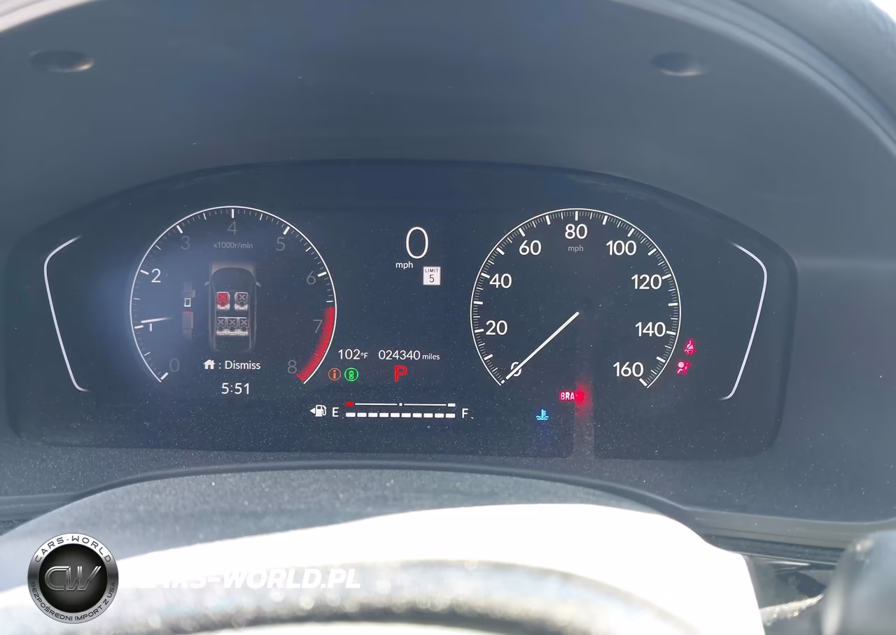 2025 Honda Civic Lx VIN:2HGFE2F22SH535699 - 7