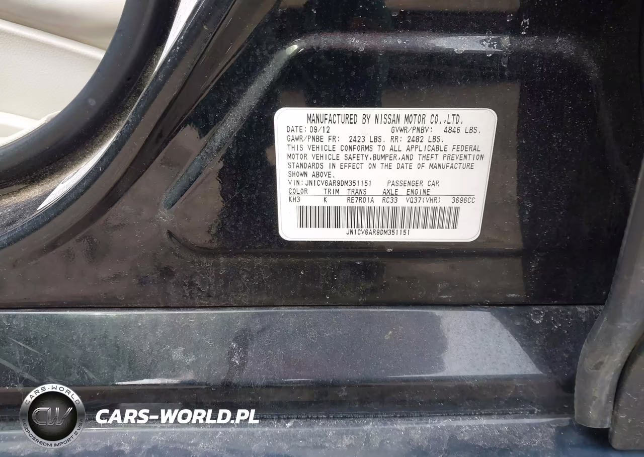 2013 Infiniti G37X VIN:JN1CV6AR9DM351151 - 9