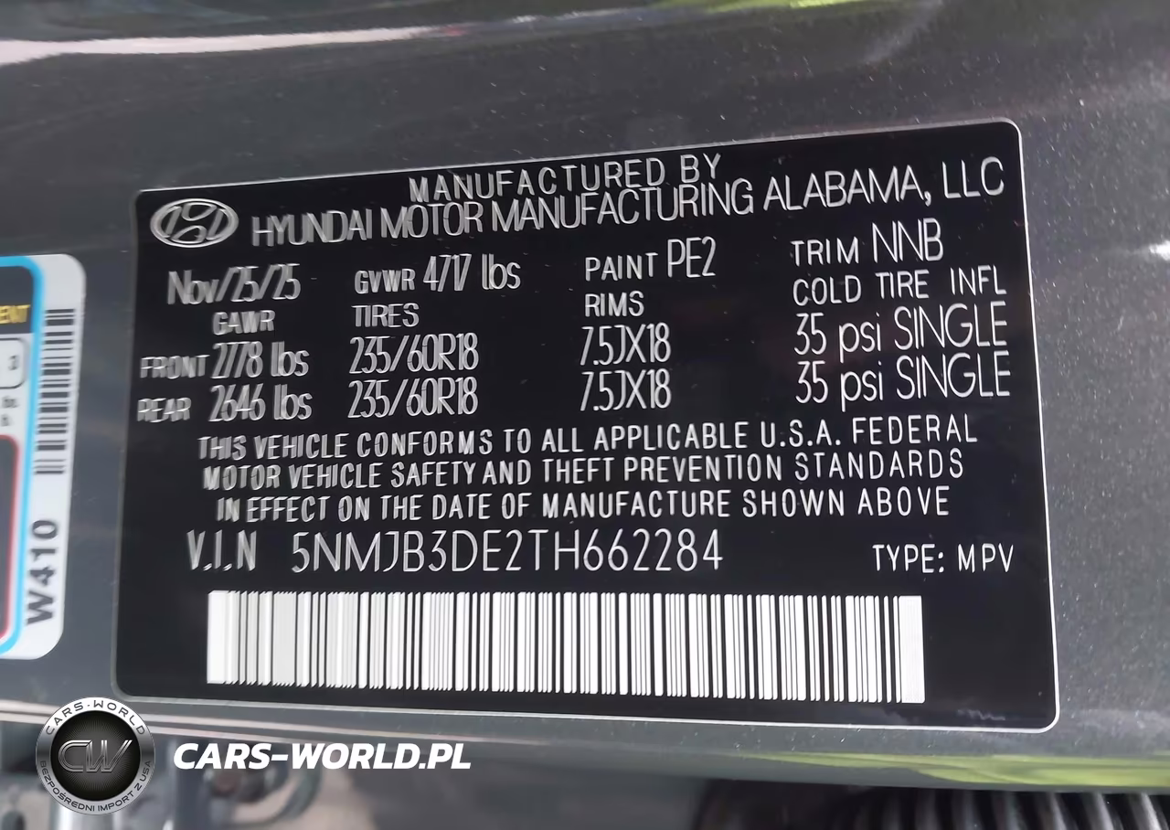 2026 Hyundai Tucson Sel VIN:5NMJB3DE2TH662284 - 9