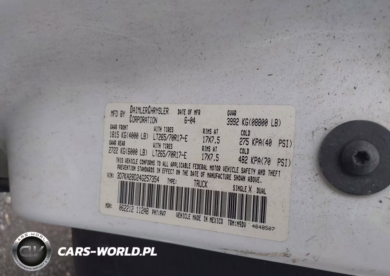 2004 Dodge Ram 2500 Slt-Laramie VIN:3D7KA28D24G257354 - 9
