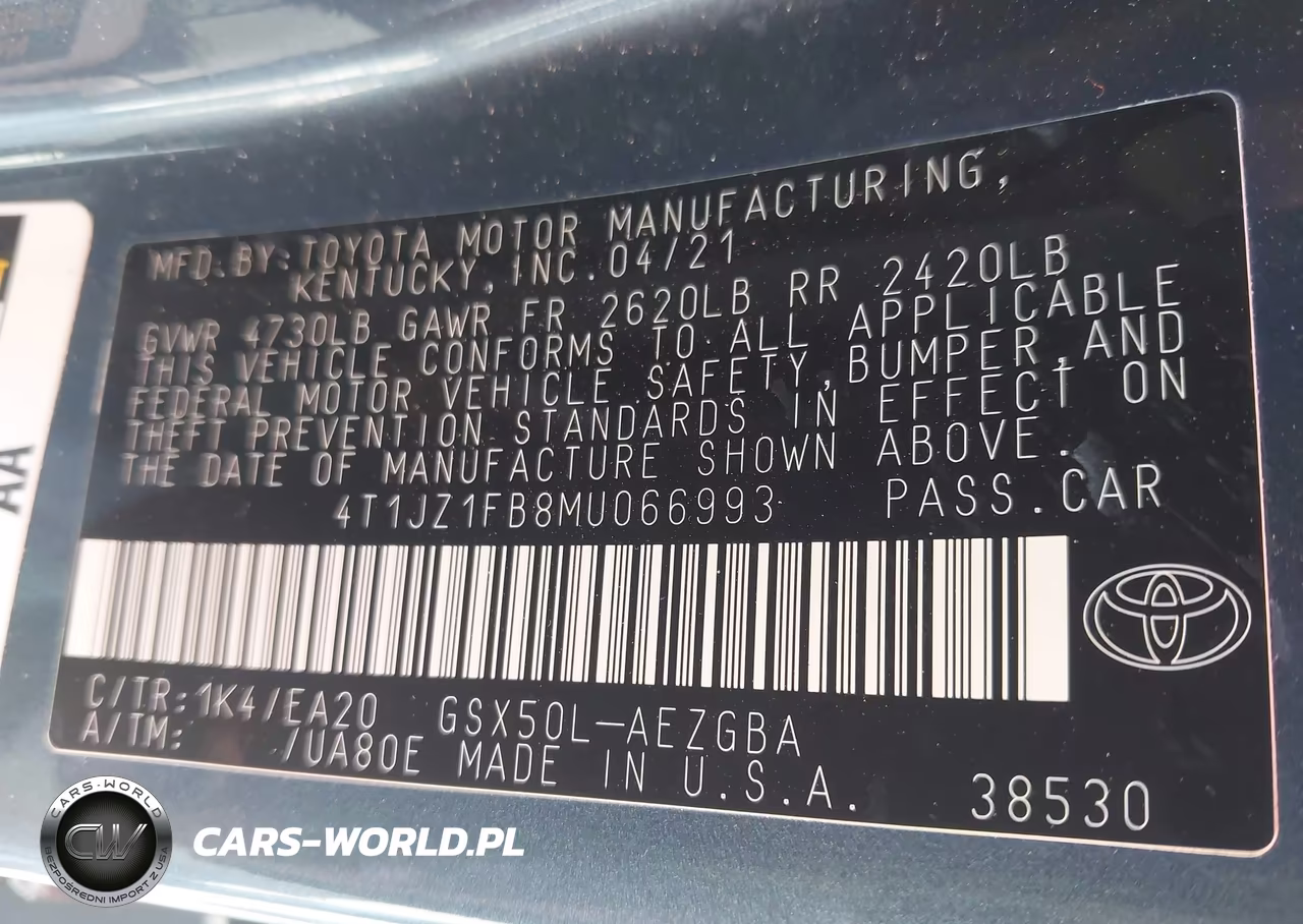 2021 Toyota Avalon Xle VIN:4T1JZ1FB8MU066993 - 9