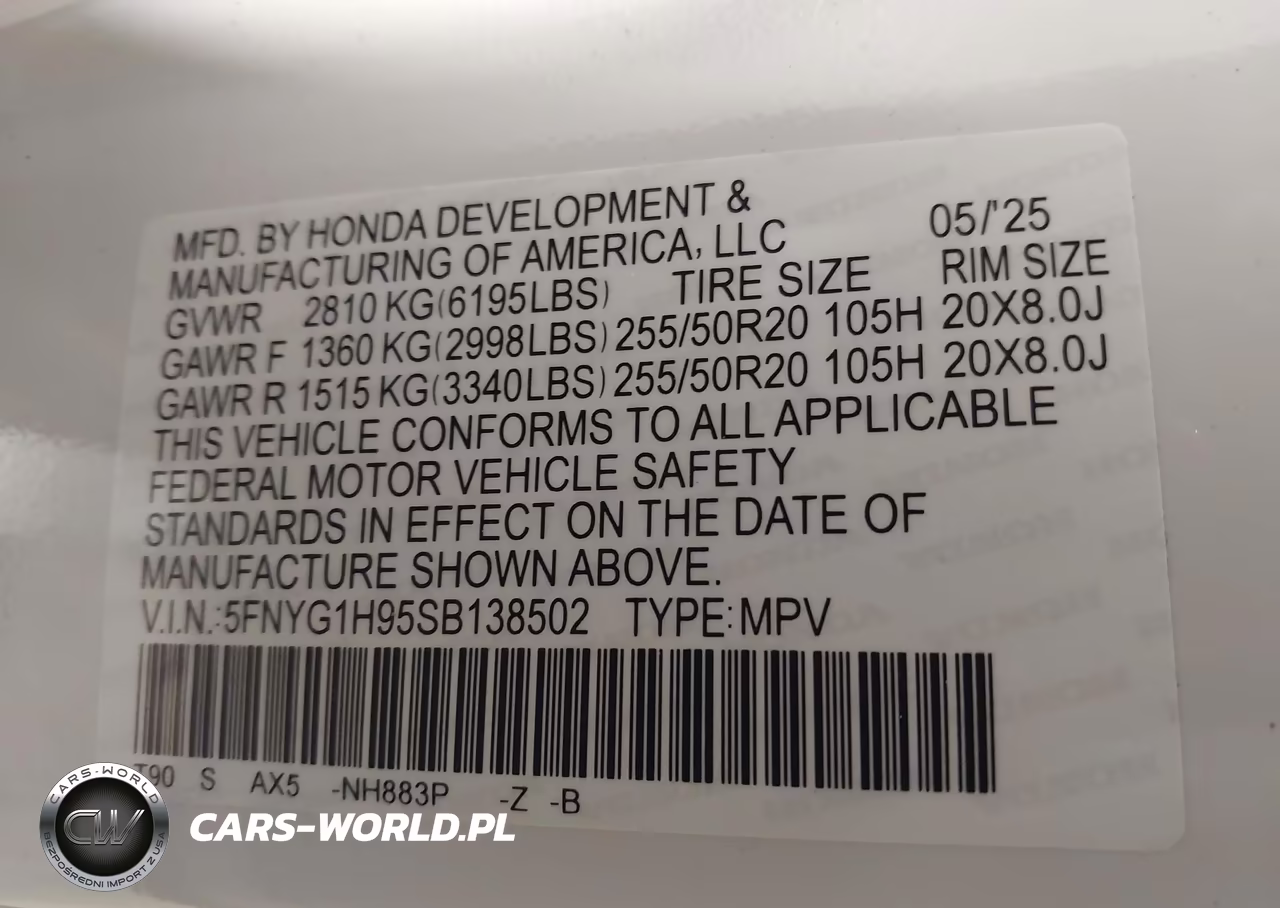 2025 Honda Pilot Black Edition VIN:5FNYG1H95SB138502 - 9