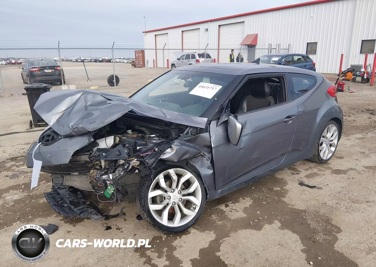2013 Hyundai Veloster Base W-Black VIN:KMHTC6ADXDU131911 - 2