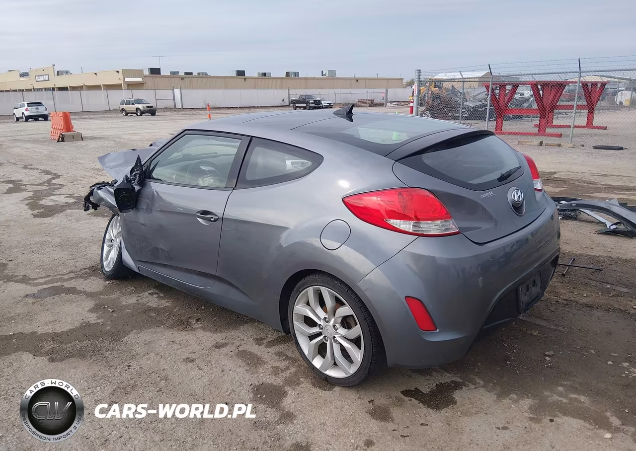 2013 Hyundai Veloster Base W-Black VIN:KMHTC6ADXDU131911 - 3