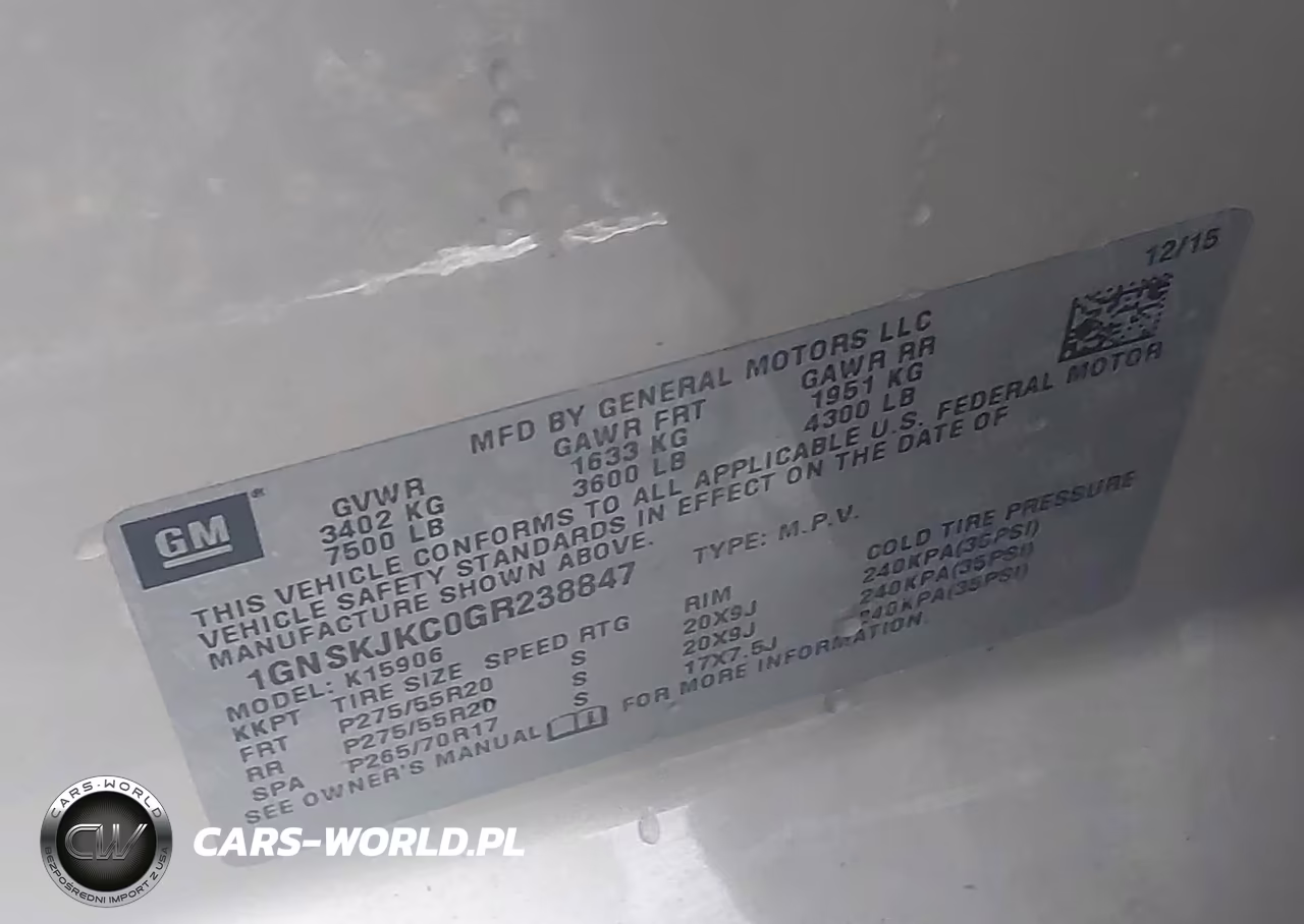2016 Chevrolet Suburban Ltz VIN:1GNSKJKC0GR238847 - 9
