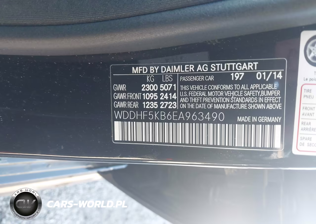 2014 Mercedes-Benz E 350 VIN:WDDHF5KB6EA963490 - 9