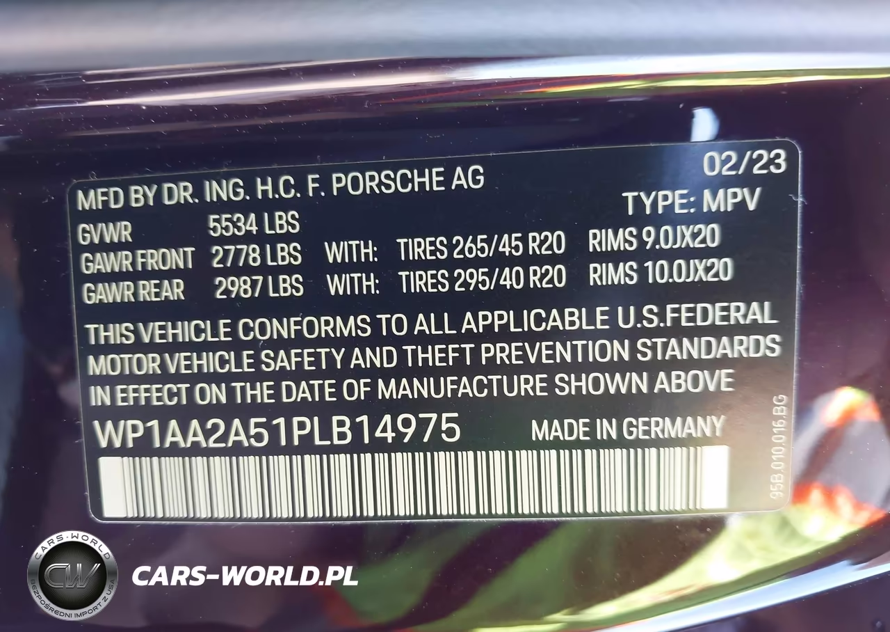 2023 Porsche Macan T VIN:WP1AA2A51PLB14975 - 9