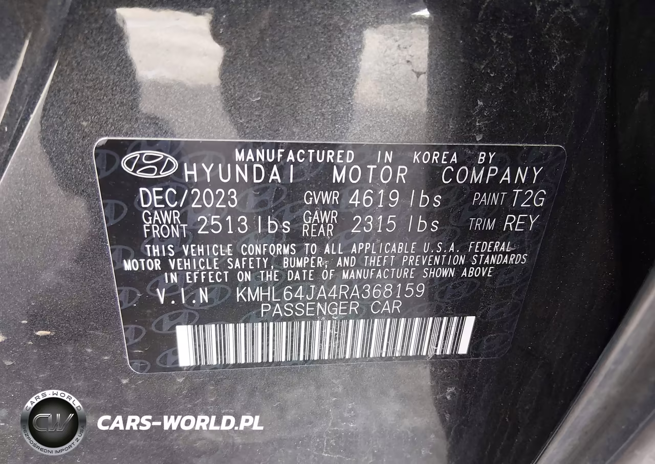 2024 Hyundai Sonata Sel VIN:KMHL64JA4RA368159 - 9