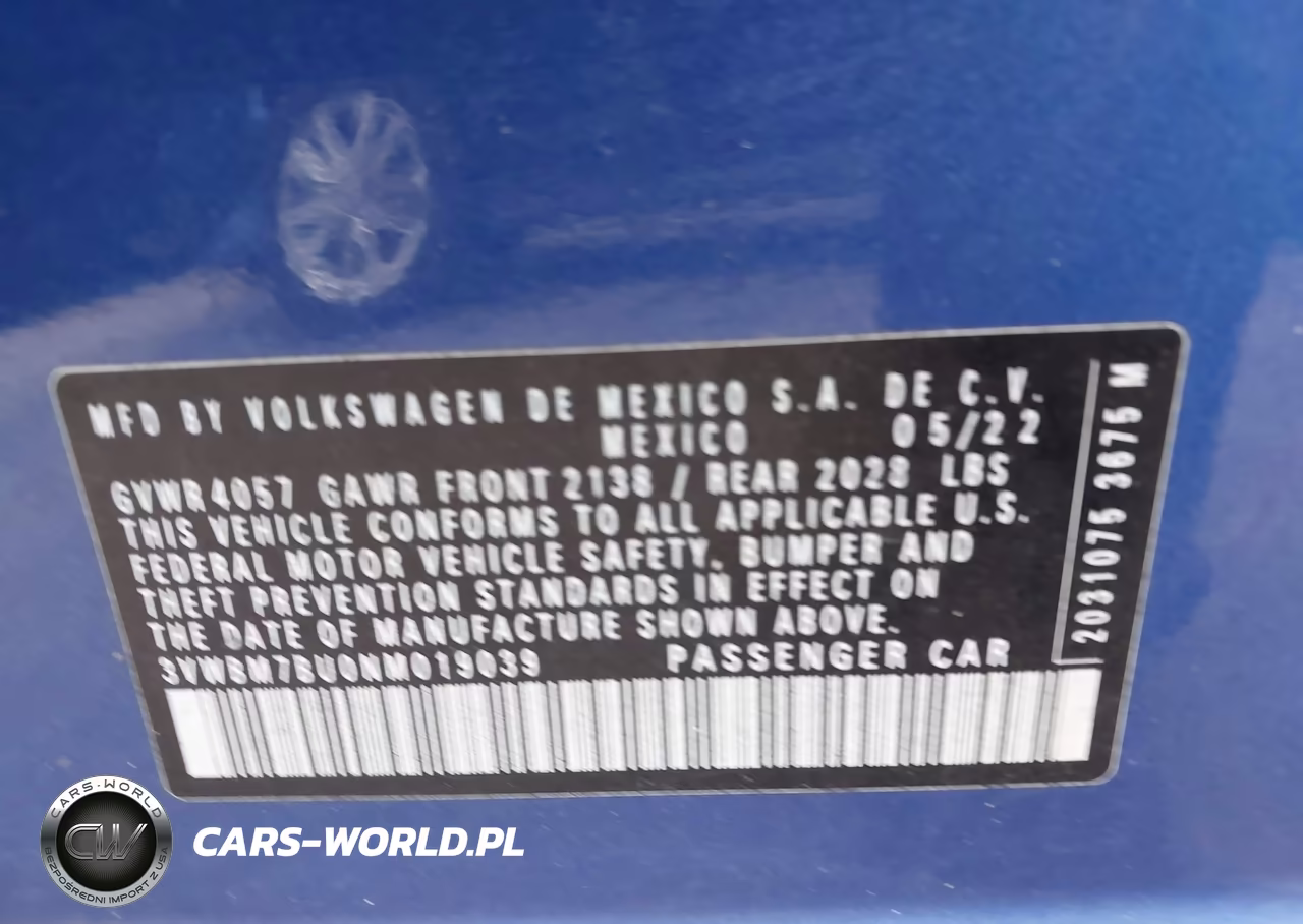 2022 Volkswagen Jetta 1.5T Sport VIN:3VWBM7BU0NM019039 - 9