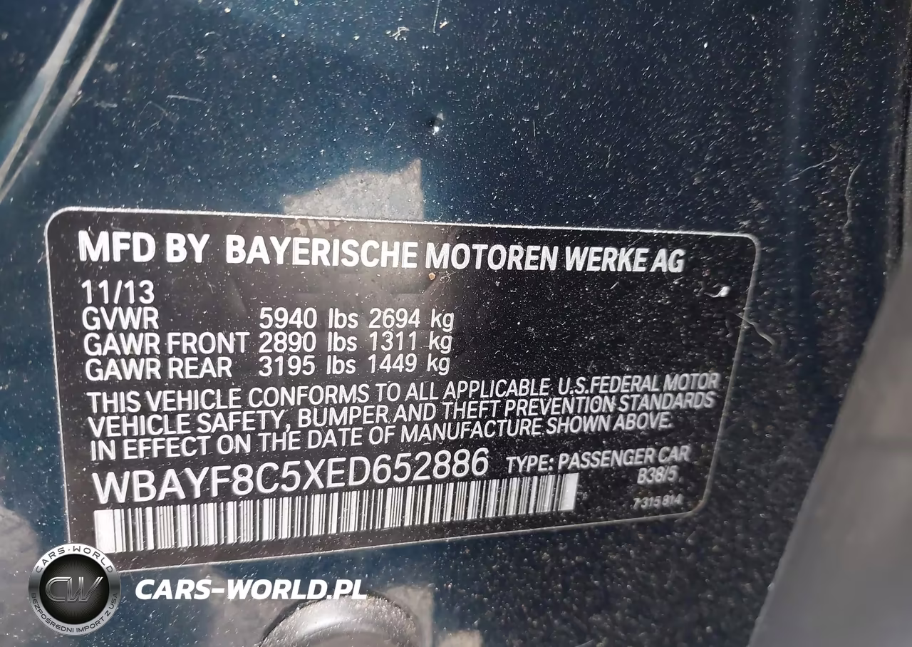 2014 BMW Alpina B7 xDrive VIN:WBAYF8C5XED652886 - 9
