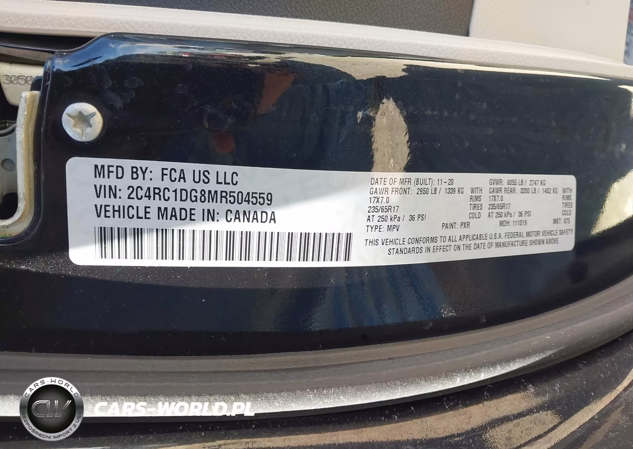 2021 Chrysler Voyager Lxi VIN:2C4RC1DG8MR504559 - 9