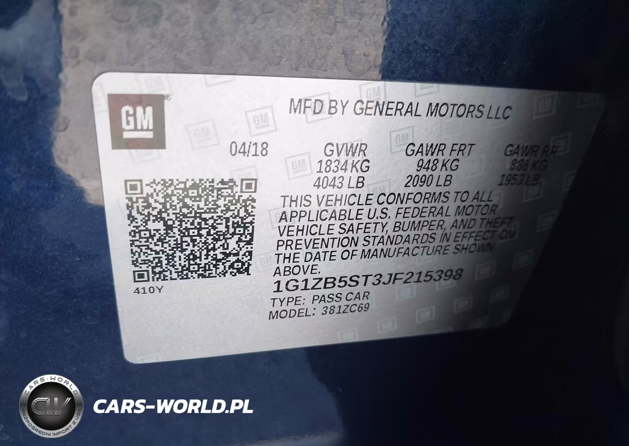 2018 Chevrolet Malibu 1Ls VIN:1G1ZB5ST3JF215398 - 9