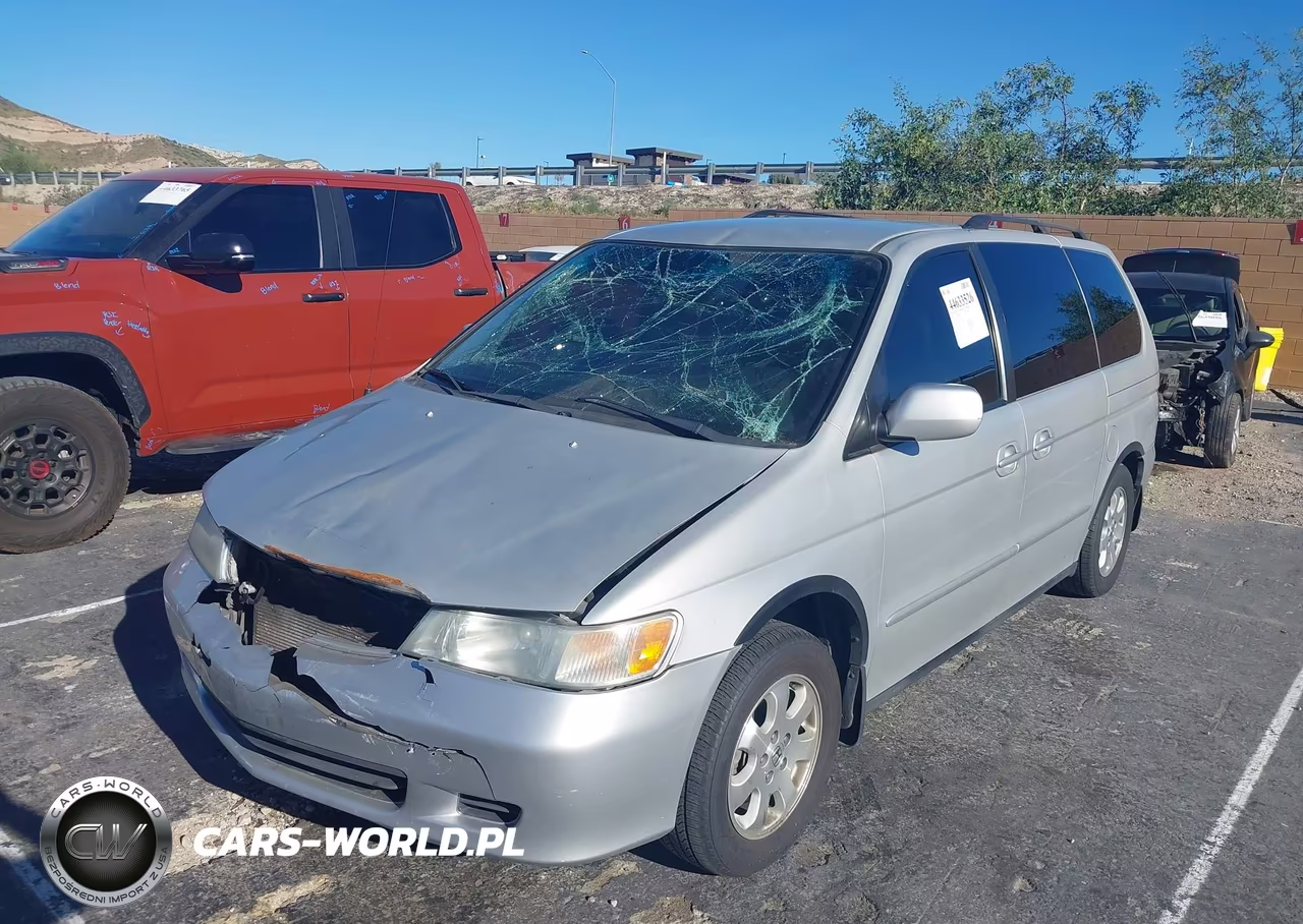 2002 Honda Odyssey Ex-L VIN:2HKRL18932H515796 - 2