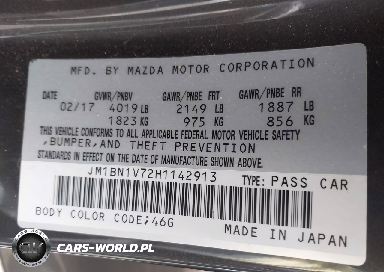 2017 Mazda Mazda3 Touring VIN:JM1BN1V72H1142913 - 9