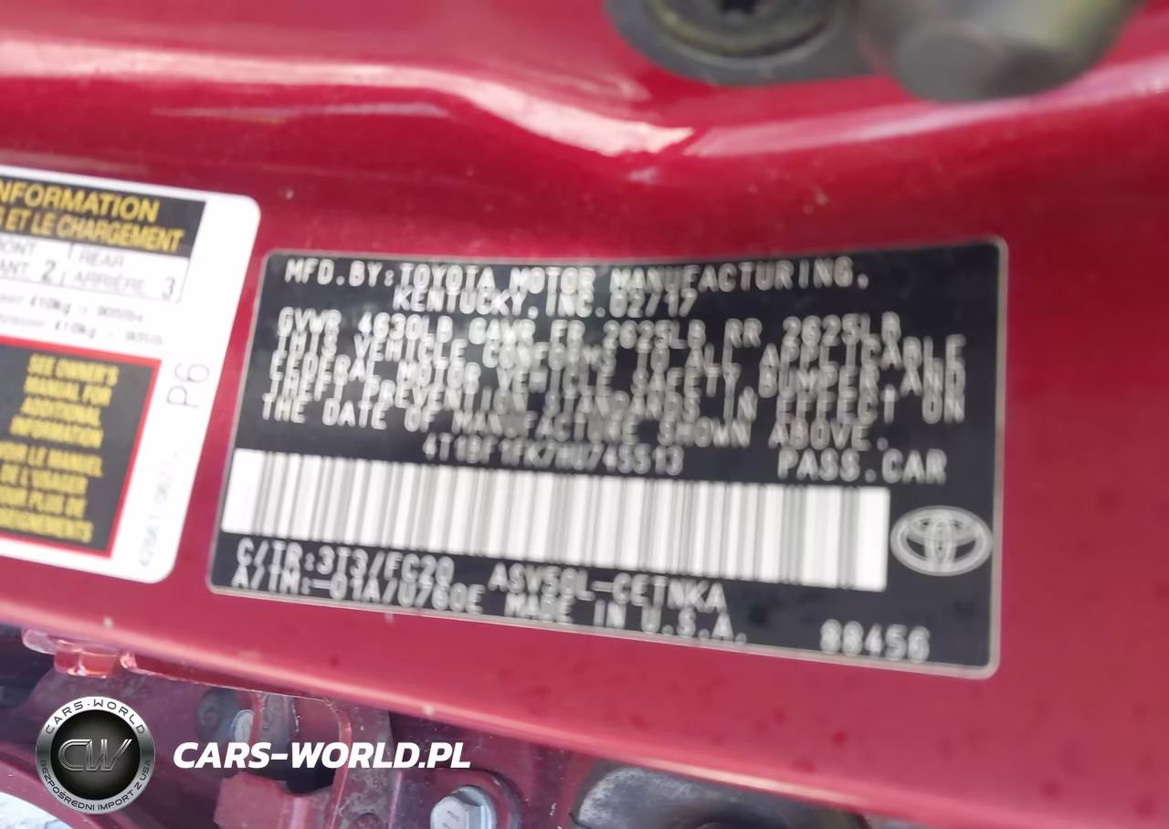 2017 Toyota Camry Le VIN:4T1BF1FK7HU745513 - 9