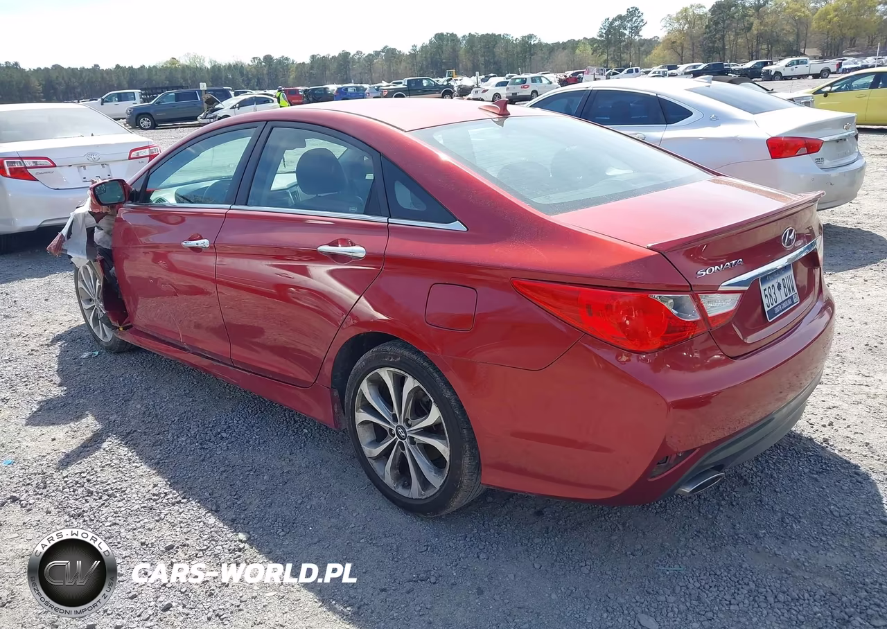 2014 Hyundai Sonata Se VIN:5NPEC4AC4EH842542 - 3
