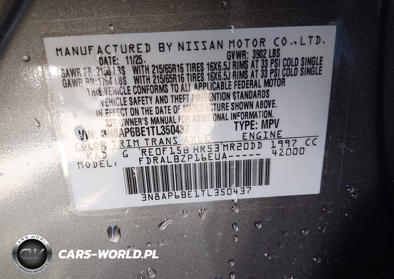 2026 Nissan Kicks S VIN:3N8AP6BE1TL350437 - 9