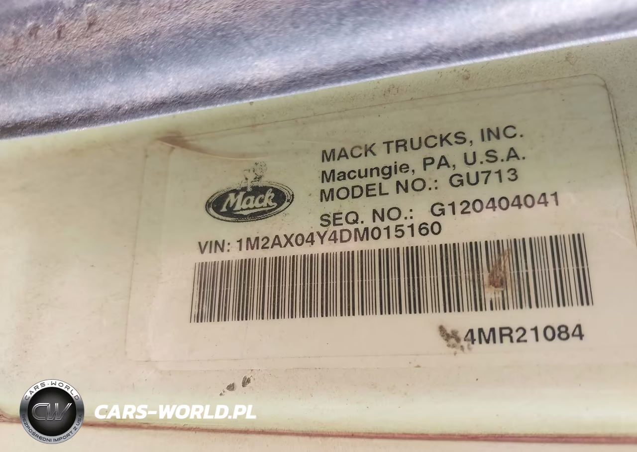 2013 Mack 700 Gu700 VIN:1M2AX04Y4DM015160 - 8