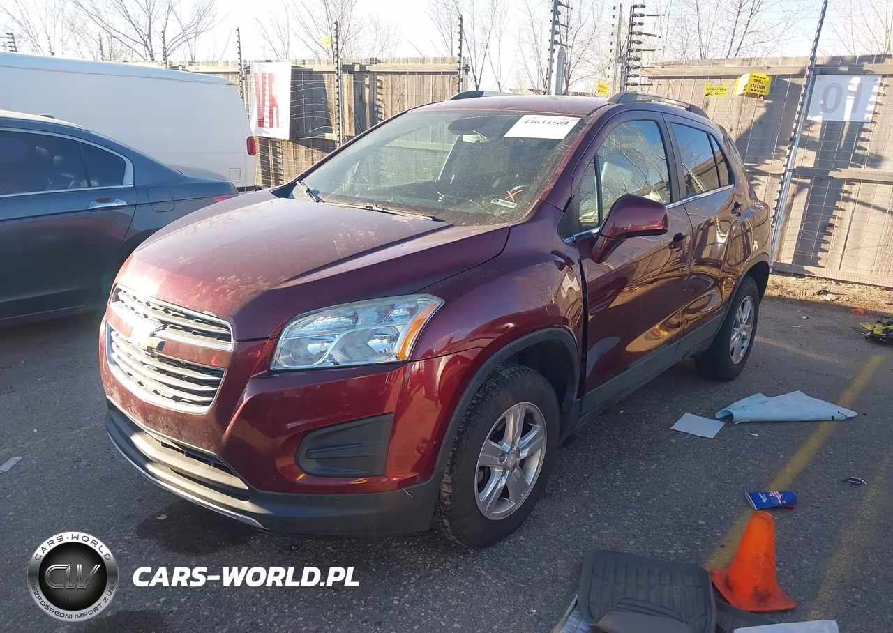 2016 Chevrolet Trax Lt VIN:3GNCJPSB8GL261642 - 2