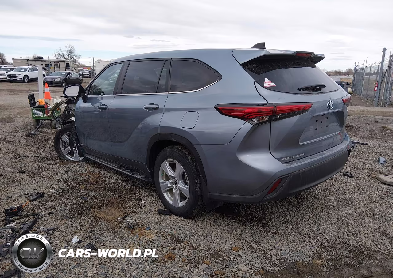 2023 Toyota Highlander Hybrid Le VIN:5TDBBRCHXPS114118 - 3