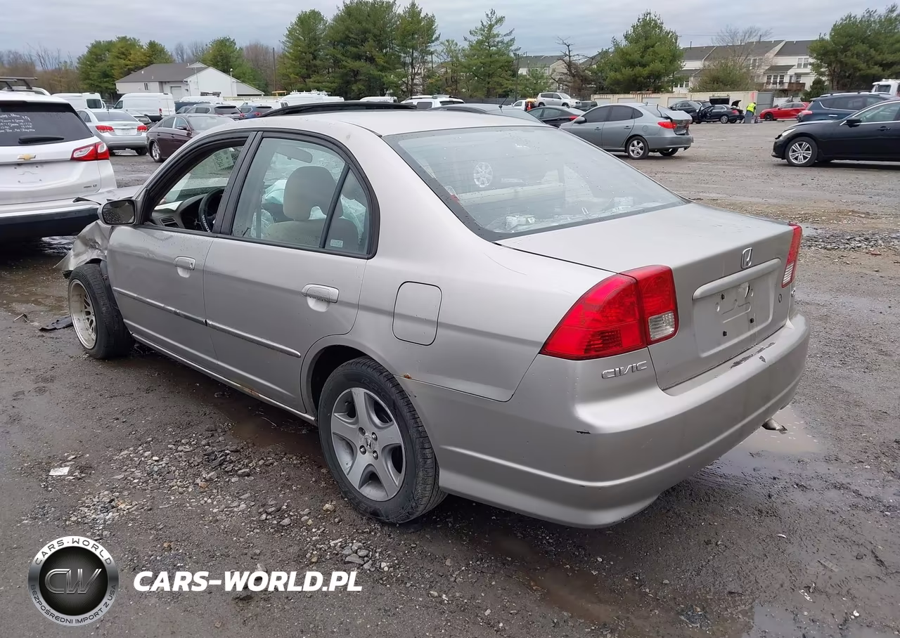 2004 Honda Civic Ex VIN:1HGES25714L022337 - 3