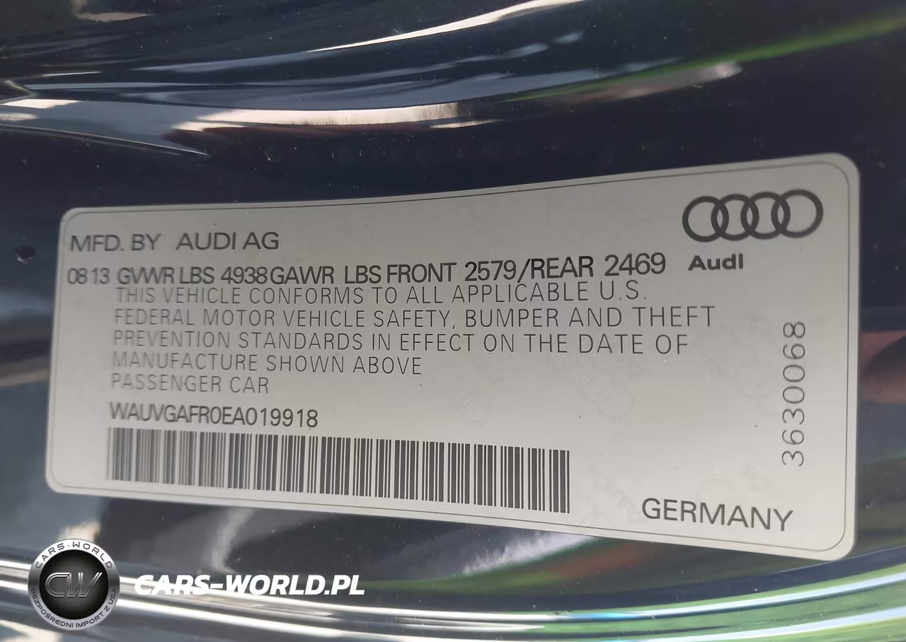 2014 Audi S5 3.0T Premium Plus VIN:WAUVGAFR0EA019918 - 9