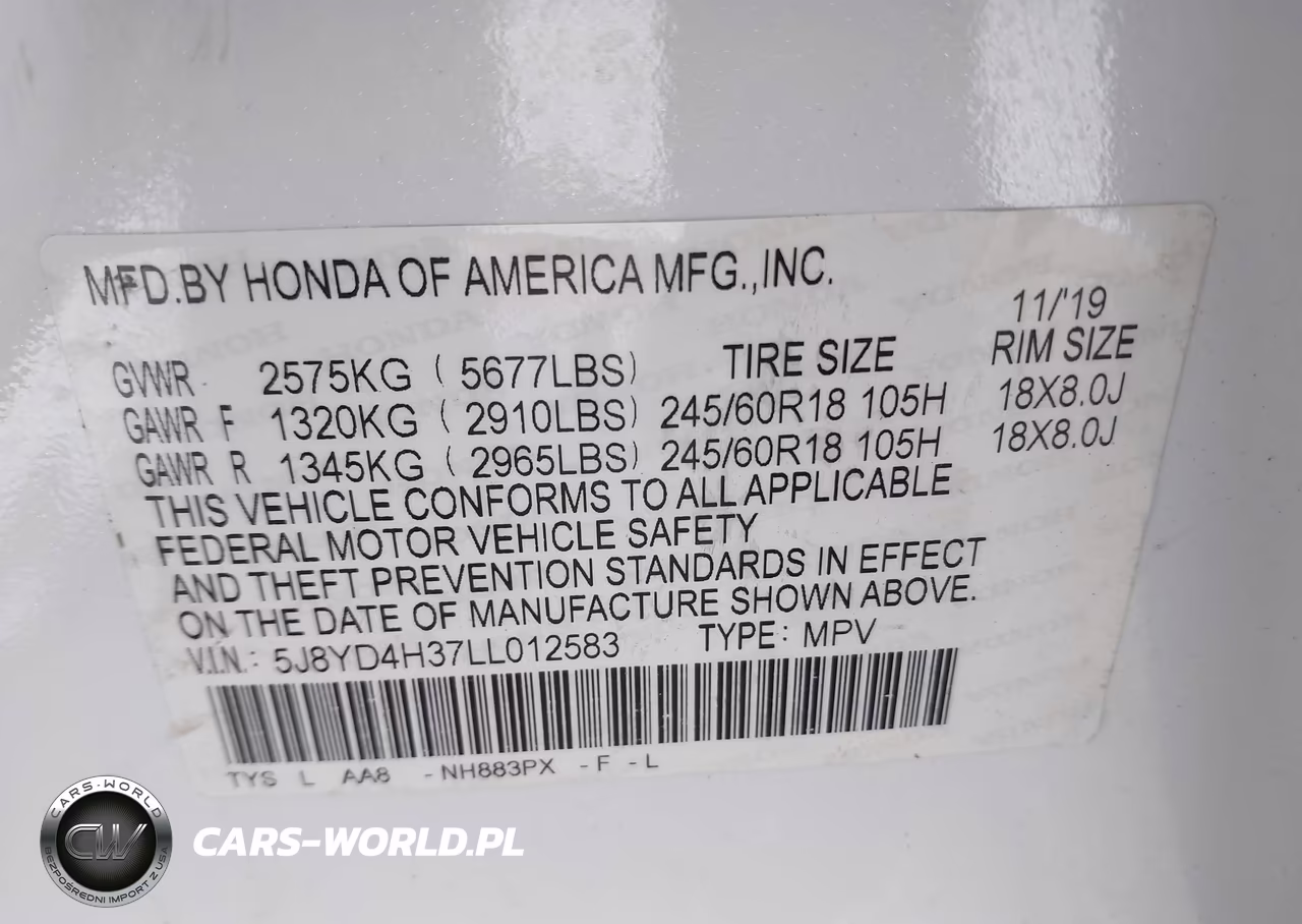2020 Acura Mdx Standard VIN:5J8YD4H37LL012583 - 9