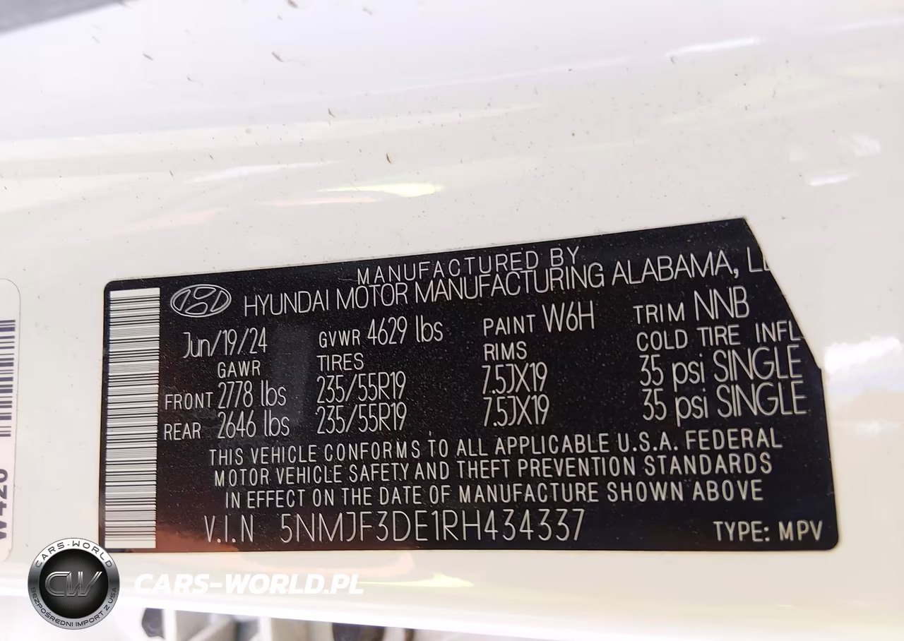 2024 Hyundai Tucson Sel VIN:5NMJF3DE1RH434337 - 9