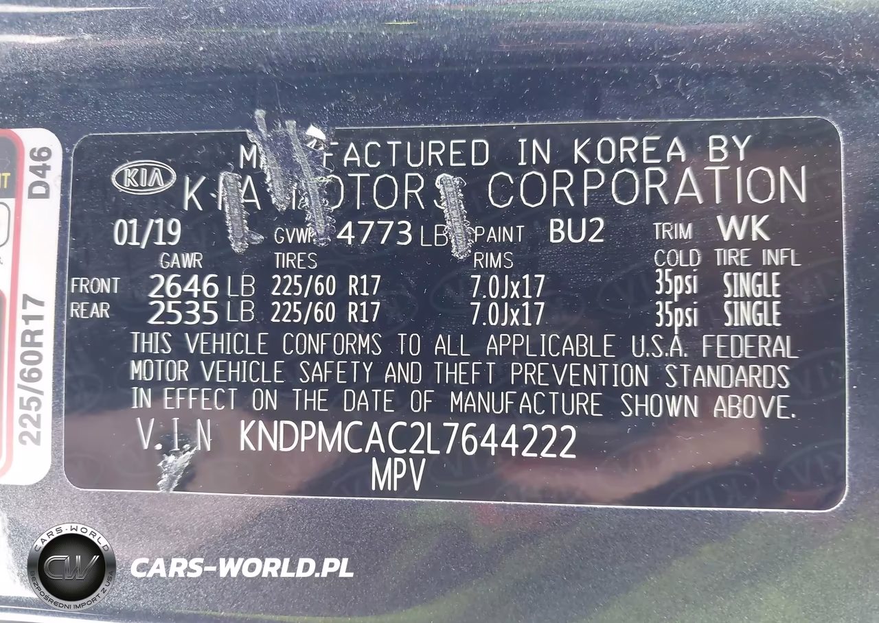 2020 Kia Sportage Lx VIN:KNDPMCAC2L7644222 - 9