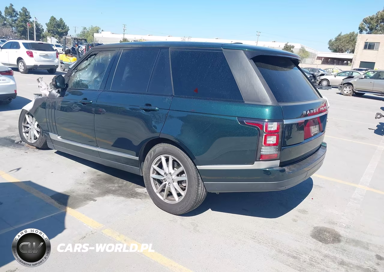 2015 Land Rover Range Rover 3.0L V6 Supercharged VIN:SALGR2VF9FA214672 - 3