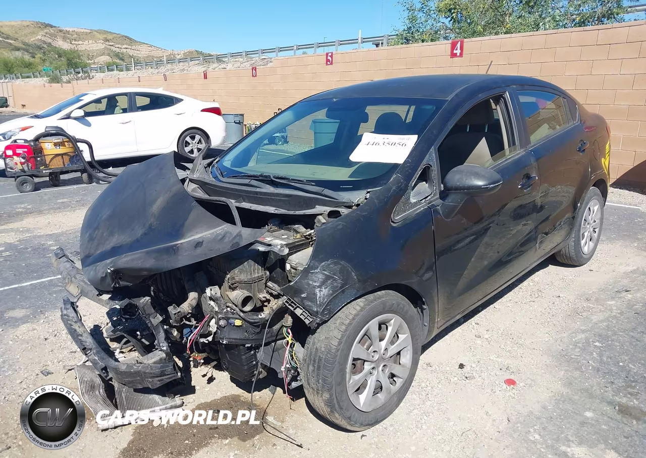 2014 Kia Rio Lx VIN:KNADM4A30E6336027 - 2
