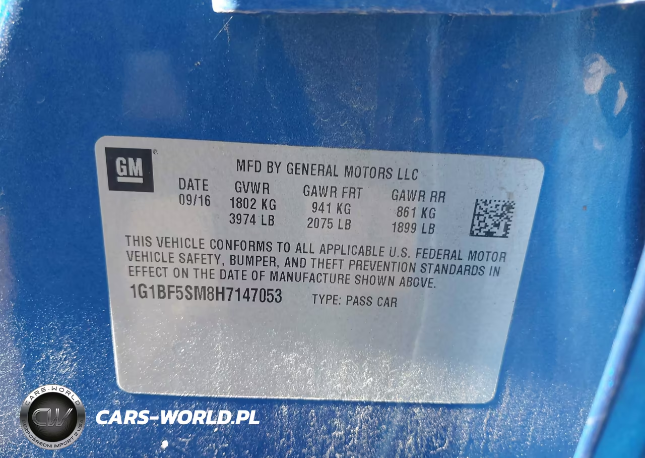 2017 Chevrolet Cruze Premier Auto VIN:1G1BF5SM8H7147053 - 9