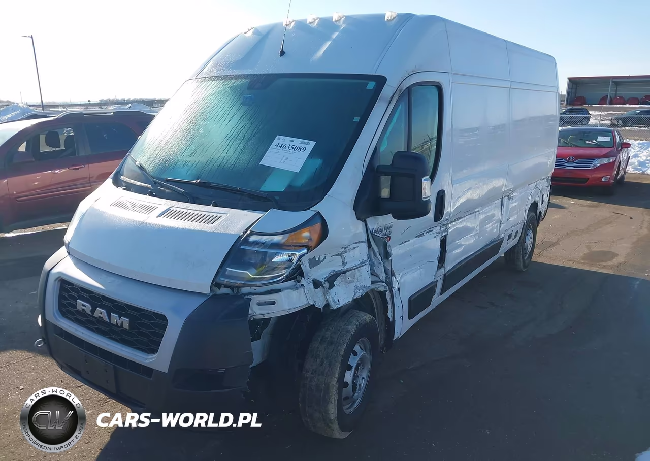 2021 Ram Promaster 2500 High Roof 159 Wb VIN:3C6LRVDG9ME590842 - 2