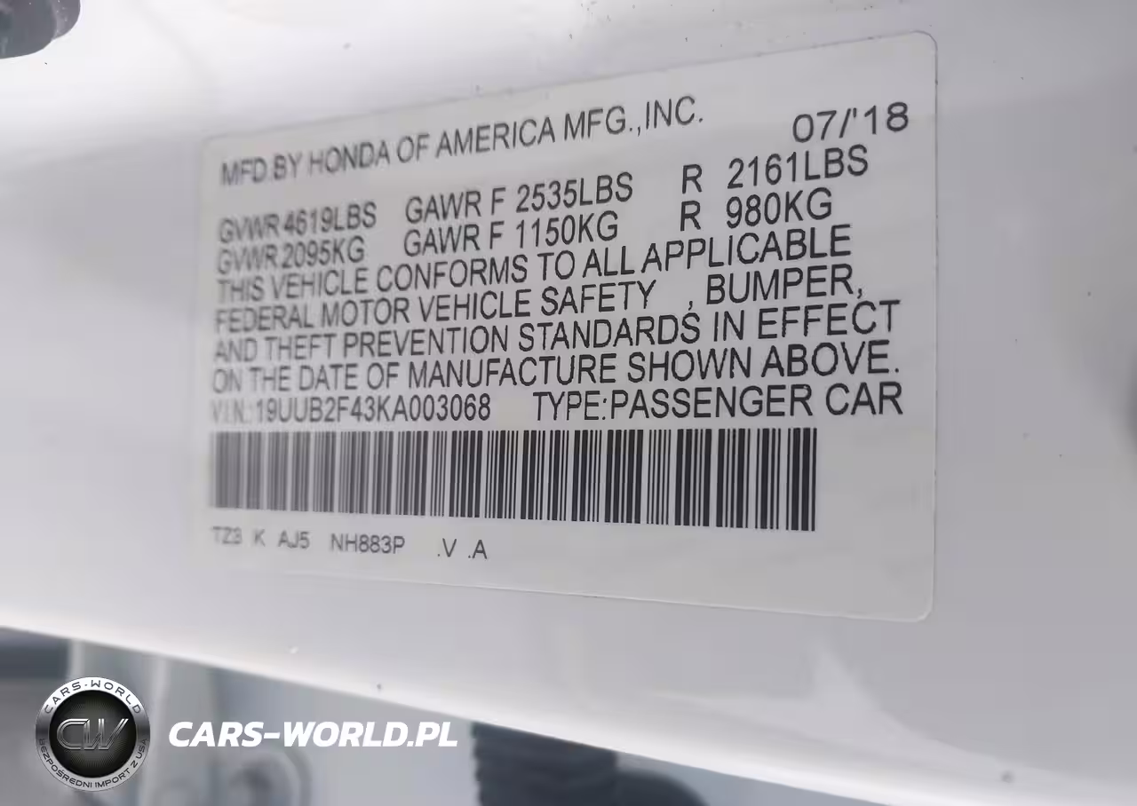 2019 Acura Tlx Tech Pkg VIN:19UUB2F43KA003068 - 9