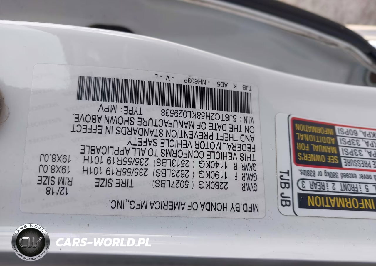 2019 Acura Rdx Technology Package VIN:5J8TC2H58KL029538 - 9