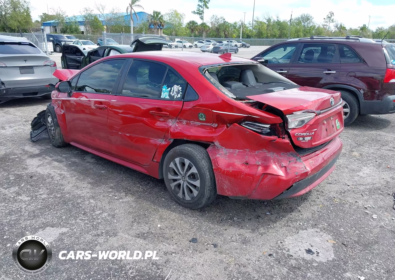 2020 Toyota Corolla Hybrid Le VIN:JTDEBRBE5LJ028341 - 3