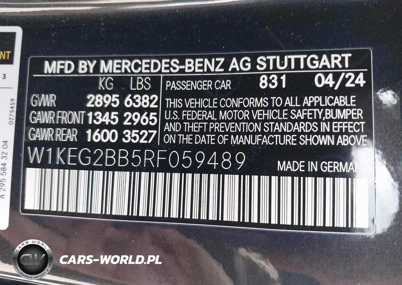 2024 Mercedes-Benz Eqe 350+ VIN:W1KEG2BB5RF059489 - 9