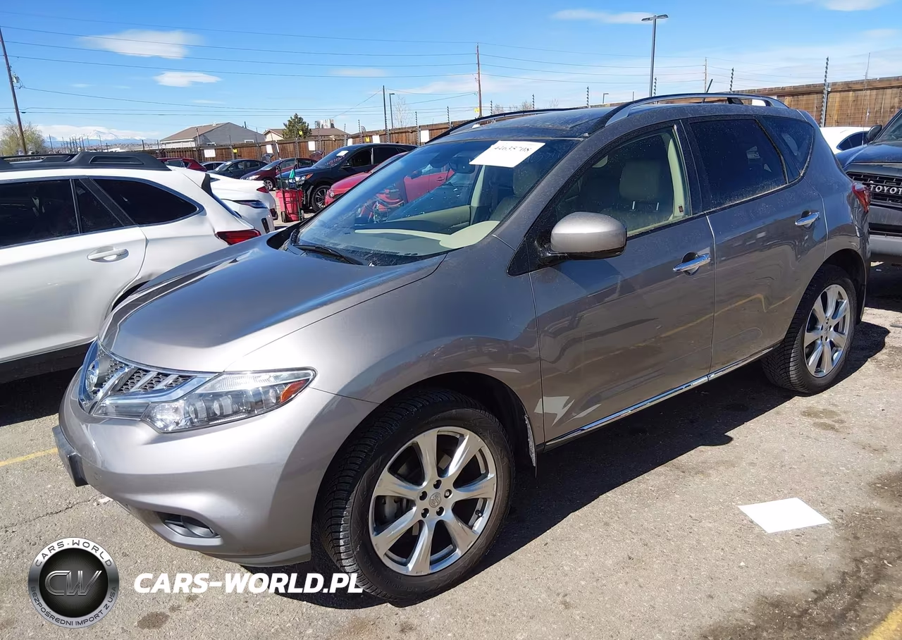 2012 Nissan Murano Le VIN:JN8AZ1MWXCW229628 - 2