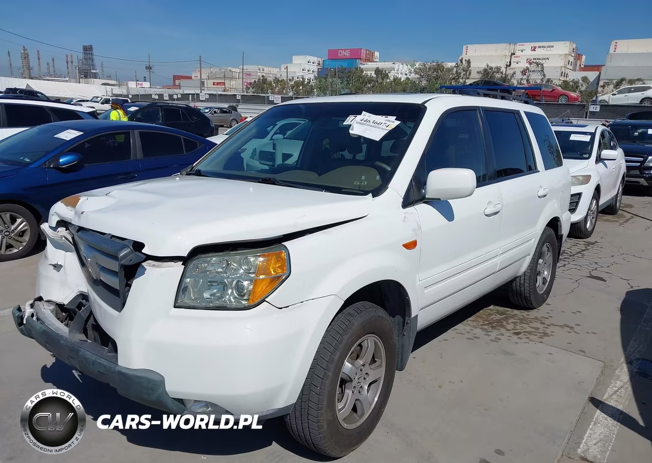 2007 Honda Pilot Ex-L VIN:5FNYF28507B030608 - 2