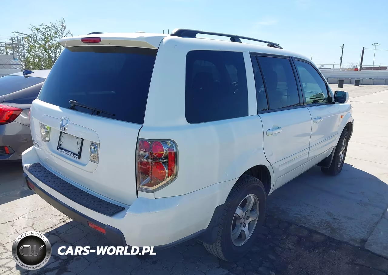 2007 Honda Pilot Ex-L VIN:5FNYF28507B030608 - 4