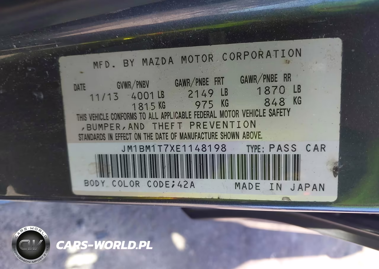 2014 Mazda Mazda3 I Sv VIN:JM1BM1T7XE1148198 - 9