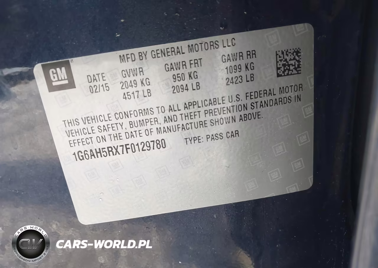 2015 Cadillac Ats Luxury VIN:1G6AH5RX7F0129780 - 9