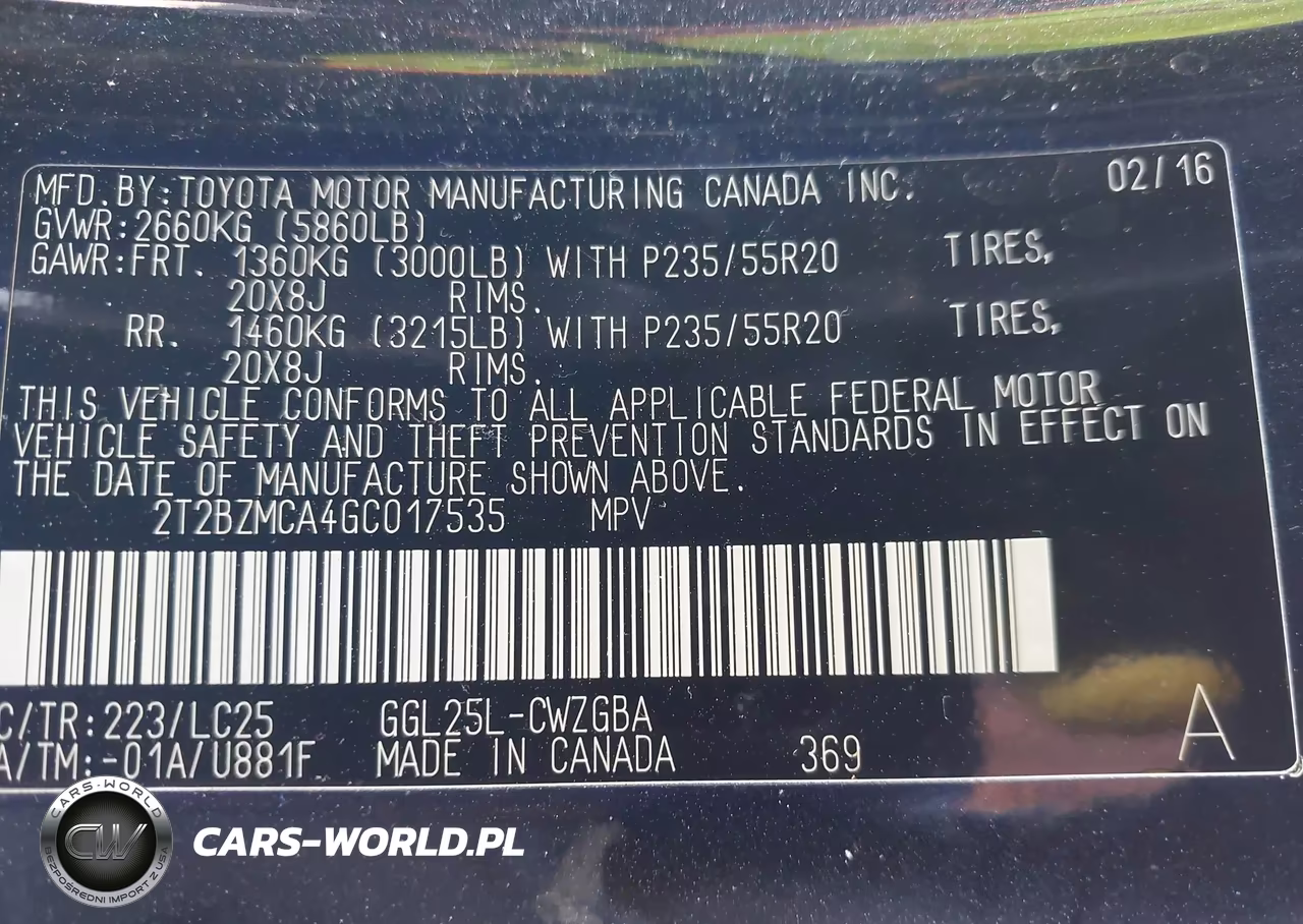 2016 Lexus Rx 350 F Sport VIN:2T2BZMCA4GC017535 - 9