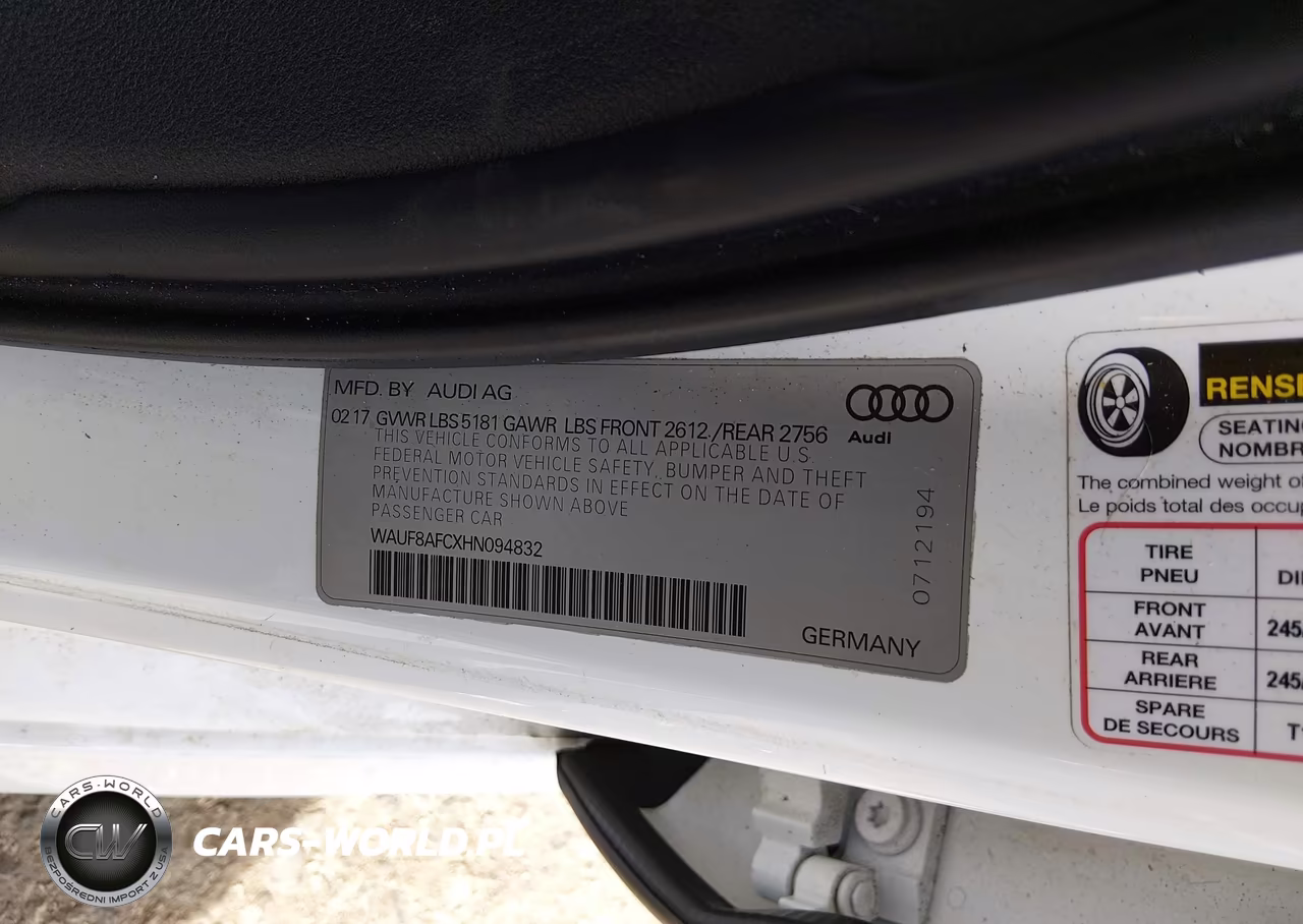 2017 Audi A6 2.0T Premium VIN:WAUF8AFCXHN094832 - 9