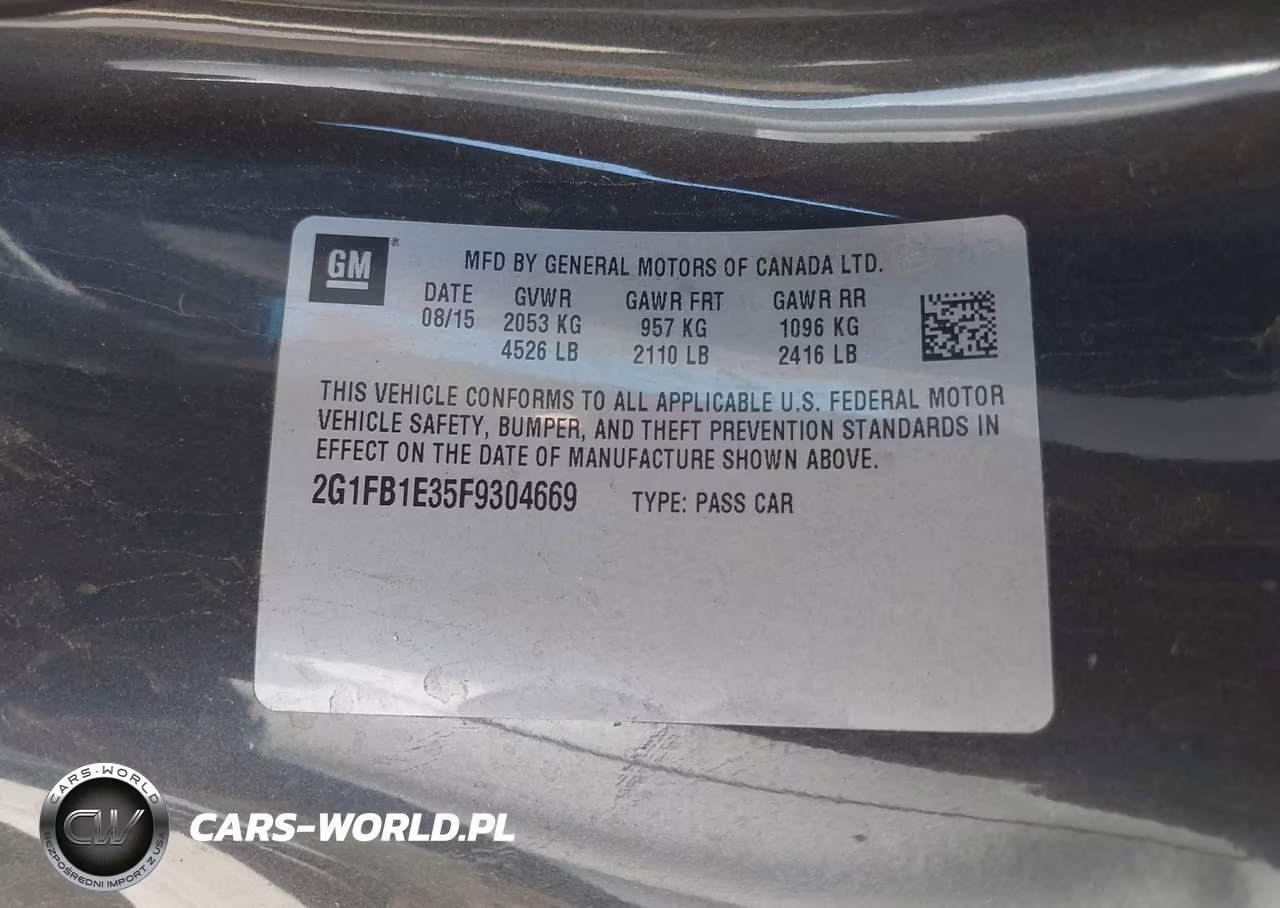 2015 Chevrolet Camaro 2Ls VIN:2G1FB1E35F9304669 - 9